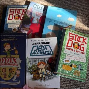 Middle reader graphic novels stick Dog Star Wars